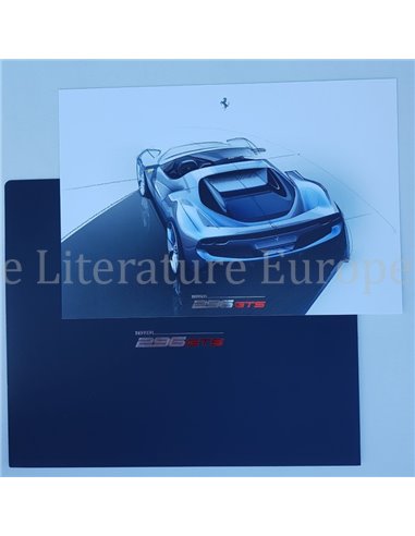 2022 FERRARI 296 GTS LITHOGRAPHIE