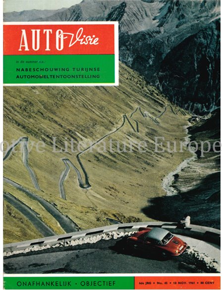 1961 AUTOVISIE MAGAZINE 47 NEDERLANDS