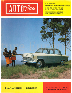 1961 AUTOVISIE MAGAZINE 46 DUTCH