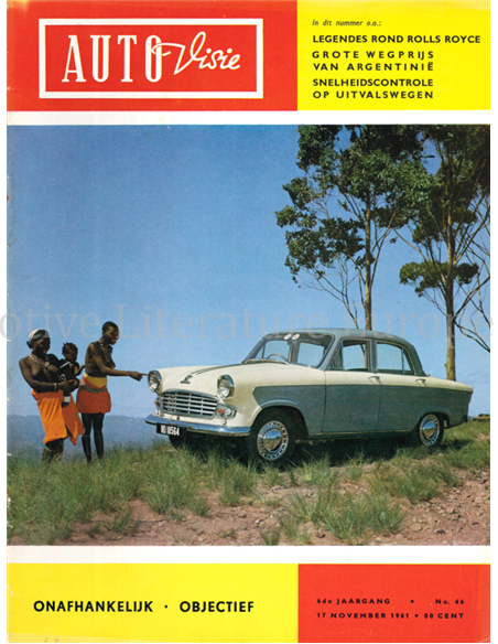 1961 AUTOVISIE MAGAZINE 46 DUTCH