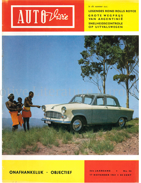 1961 AUTOVISIE MAGAZINE 46 NEDERLANDS