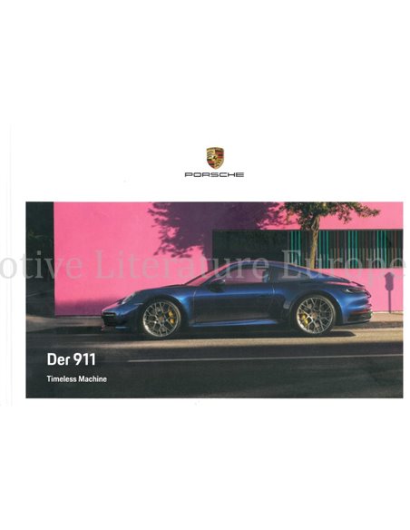 2020 PORSCHE 911 CARRERA HARDCOVER BROCHURE DUITS