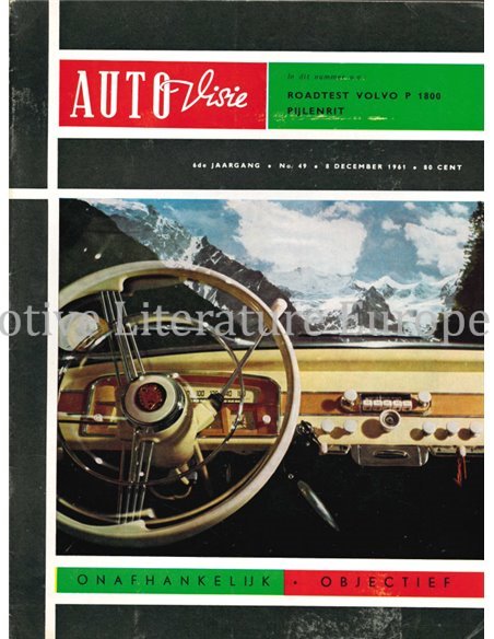 1961 AUTOVISIE MAGAZIN 49 NIEDERLÄNDISCH