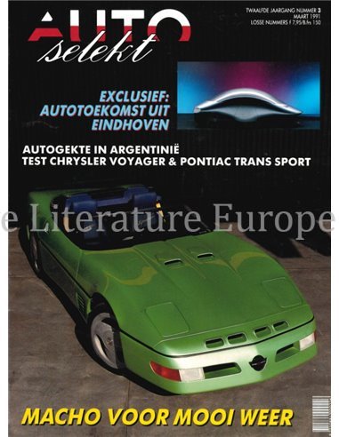 1991 AUTO SELEKT MAGAZINE 3 Niederländisch
