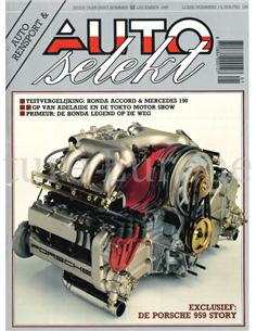 1985 AUTO SELEKT MAGAZINE 12 Niederländisch