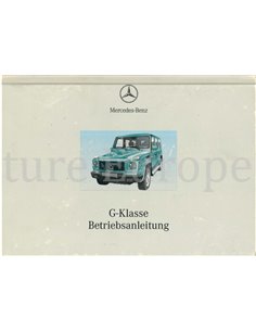 2000 MERCEDES BENZ G KLASSE BETRIEBSANLEITUNG DEUTSCH