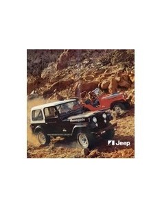 1981 JEEP PROGRAMMA BROCHURE ENGELS DUITS