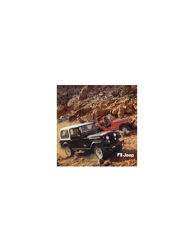 1981 JEEP PROGRAMMA BROCHURE ENGELS DUITS