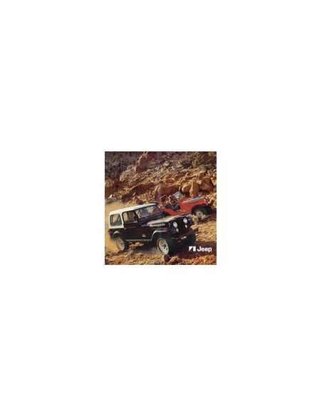 1981 JEEP PROGRAMMA BROCHURE ENGELS DUITS