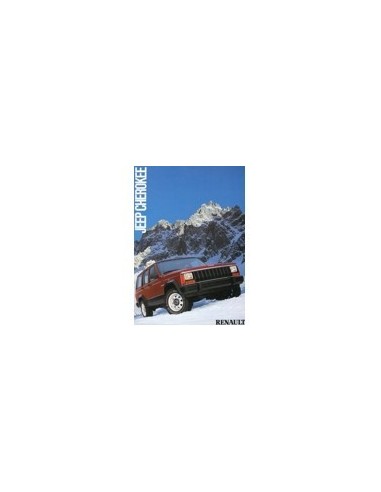 1986 JEEP CHEROKEE BROCHURE FRANS