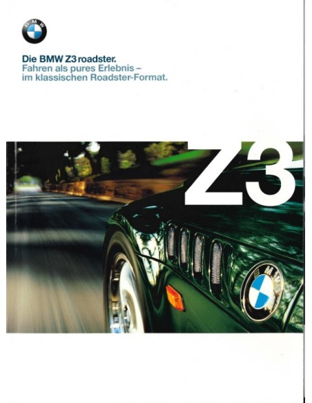 1998 BMW Z3 ROADSTER BROCHURE DUITS