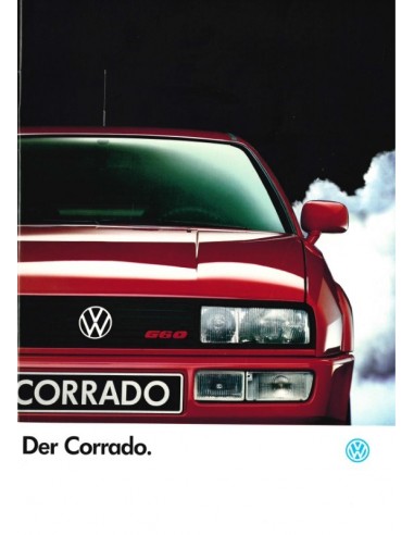 1991 VOLKSWAGEN CORRADO G60 BROCHURE DUITS
