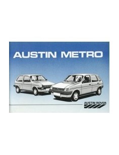 1986 AUSTIN METRO INSTRUCTIEBOEKJE NEDERLANDS