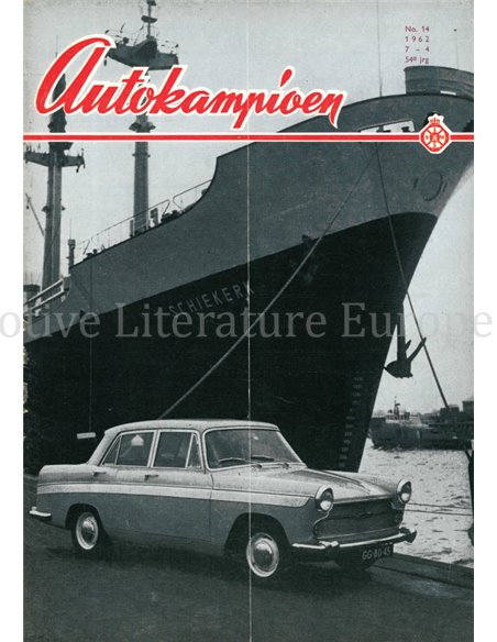 1962 AUTOKAMPIOEN MAGAZINE 14 NEDERLANDS