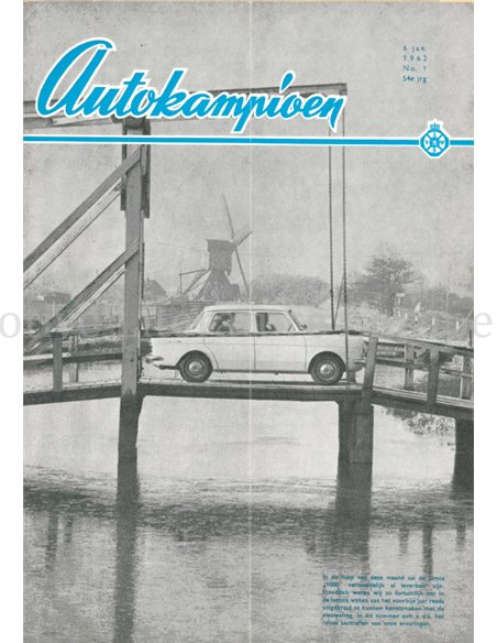 1962 AUTOKAMPIOEN MAGAZIN 01 NIEDERLÄNDISCH