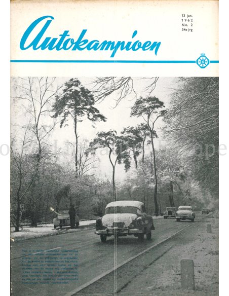 1962 AUTOKAMPIOEN MAGAZIN 02 NIEDERLÄNDISCH