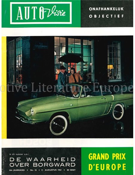 1961 AUTOVISIE MAGAZINE 32 NEDERLANDS