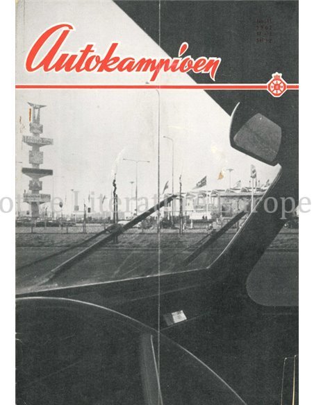 1962 AUTOKAMPIOEN MAGAZINE 11 DUTCH