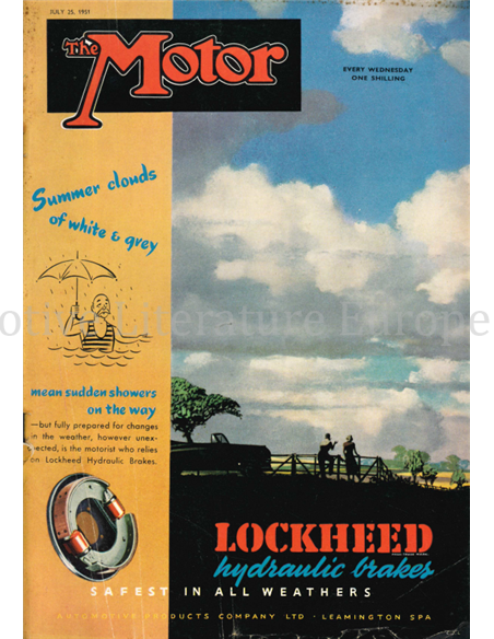 1951 THE MOTOR MAGAZIN 2580 ENGLISH