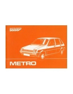 1984 AUSTIN METRO INSTRUCTIEBOEKJE NEDERLANDS