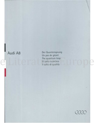 1994 AUDI A8 BROCHURE FRANS