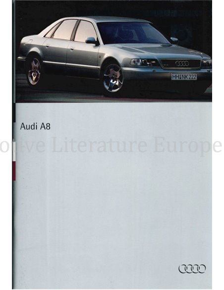 1994 AUDI A8 BROCHURE FRENCH                                                                                              