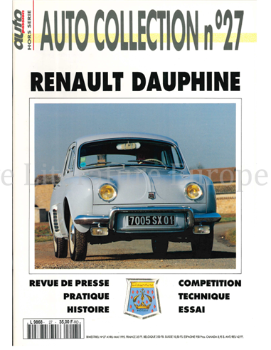 1995 AUTO COLLECTION MAGAZINE 27 FRENCH