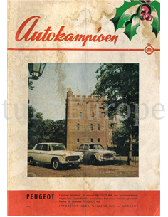 1960 AUTOKAMPIOEN MAGAZIN 52-53 NIEDERLÄNDISCH