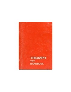 1976 TRIUMPH TR7 INSTRUCTIEBOEKJE ENGELS