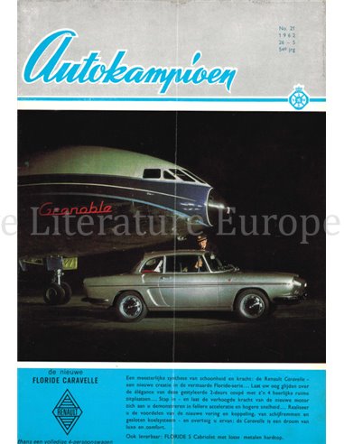 1962 AUTOKAMPIOEN MAGAZINE 21 DUTCH