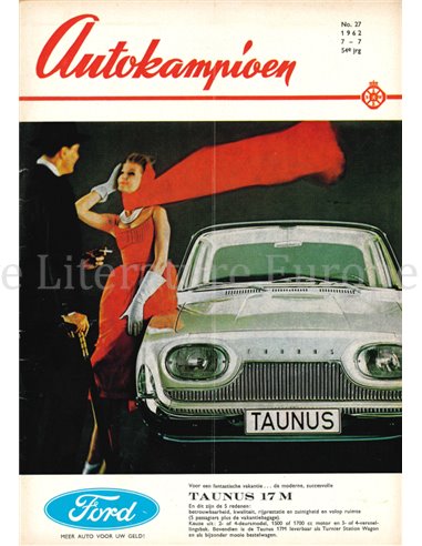 1962 AUTOKAMPIOEN MAGAZIN 27 NIEDERLÄNDISCH