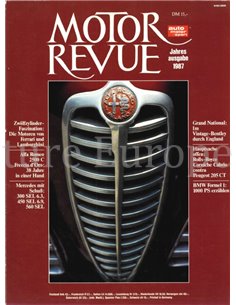 1987 MOTOR REVUE YEARBOOK GERMAN