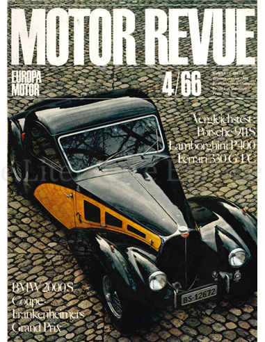 1963 MOTOR REVUE MAGAZINE 60 DUITS