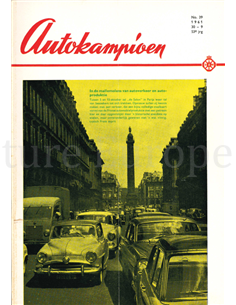 1961 AUTOKAMPIOEN MAGAZIN 39 NIEDERLÄNDISCH