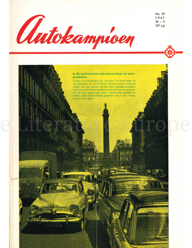 1961 AUTOKAMPIOEN MAGAZIN 39 NIEDERLÄNDISCH