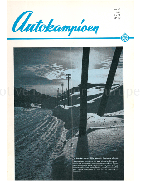 1961 AUTOKAMPIOEN MAGAZINE 49 DUTCH
