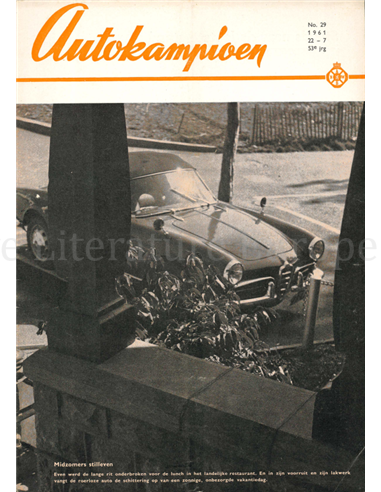 1961 AUTOKAMPIOEN MAGAZINE 29 DUTCH