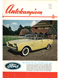 1961 AUTOKAMPIOEN MAGAZIN 40 NIEDERLÄNDISCH