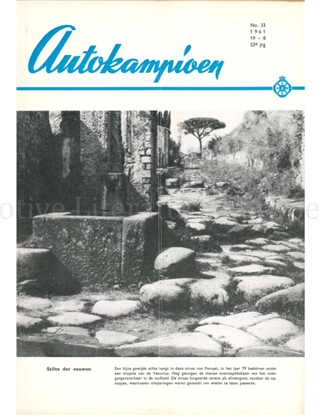 1961 AUTOKAMPIOEN MAGAZINE 33 DUTCH