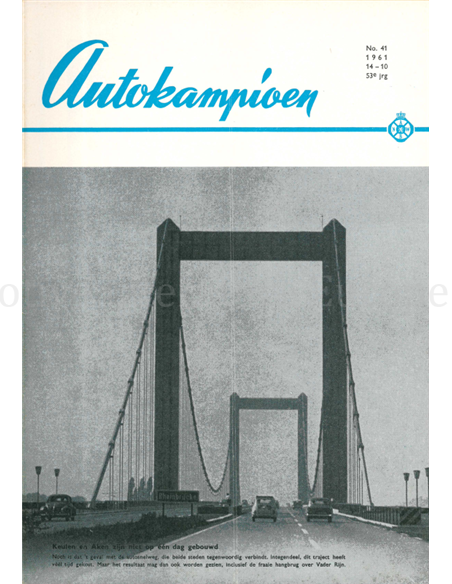1961 AUTOKAMPIOEN MAGAZINE 41 DUTCH