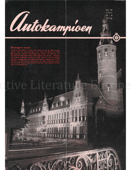 1961 AUTOKAMPIOEN MAGAZINE 34 DUTCH