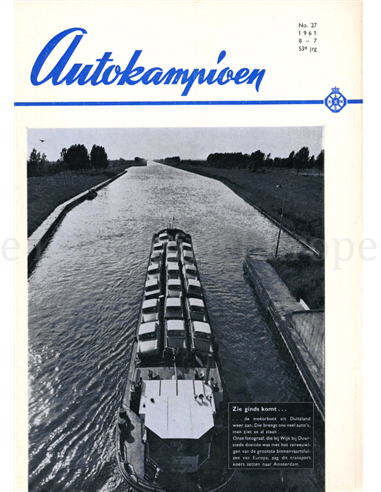 1961 AUTOKAMPIOEN MAGAZIN 27 NIEDERLÄNDISCH
