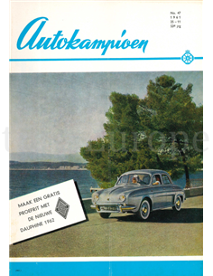 1961 AUTOKAMPIOEN MAGAZINE 47 DUTCH