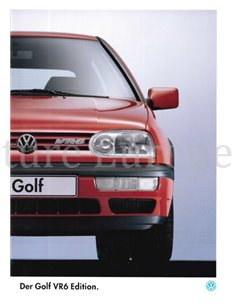 1994 VOLKSWAGEN GOLF VR6 EDITION PROSPEKT DEUTSCH