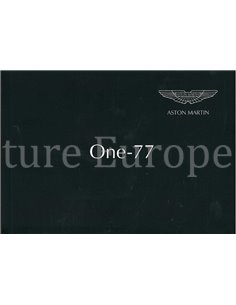 2010 ASTON MARTIN ONE-77 OWNERS MANUAL GERMAN