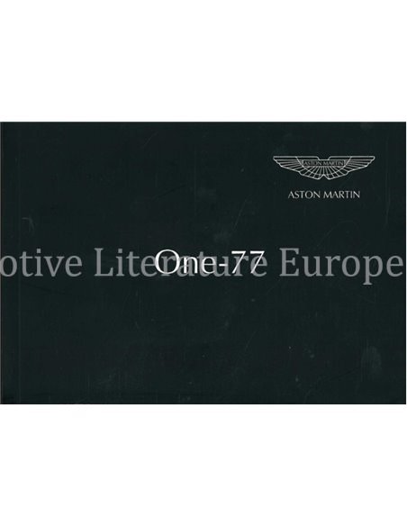 2010 ASTON MARTIN ONE-77 BETRIEBSANLEITUNG DEUTSCH