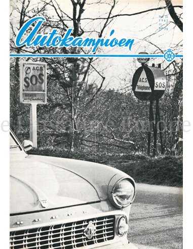 1962 AUTOKAMPIOEN MAGAZINE 32 DUTCH