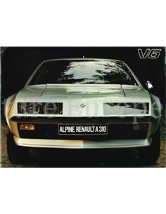 1978 ALPINE A310 V6 PROSPEKT DEUTSCH
