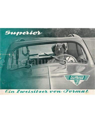 1950 GUTBROD SUPERIOR BROCHURE DUITS