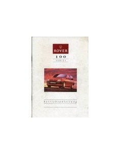 1991 ROVER 100 INSTRUCTIEBOEKJE DUITS